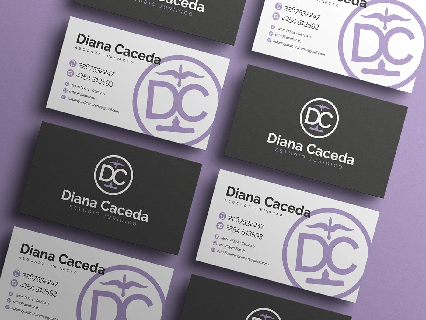 Diana Caceda & Asoc. — aplicación de marca 2