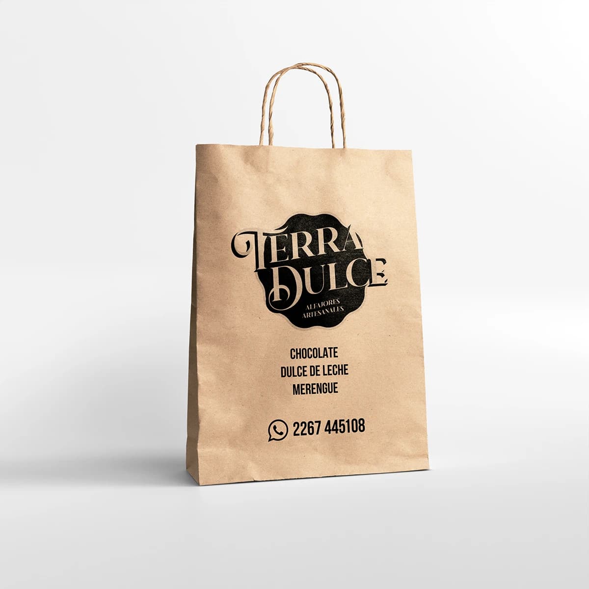 Terra Dulce — aplicación de marca 3
