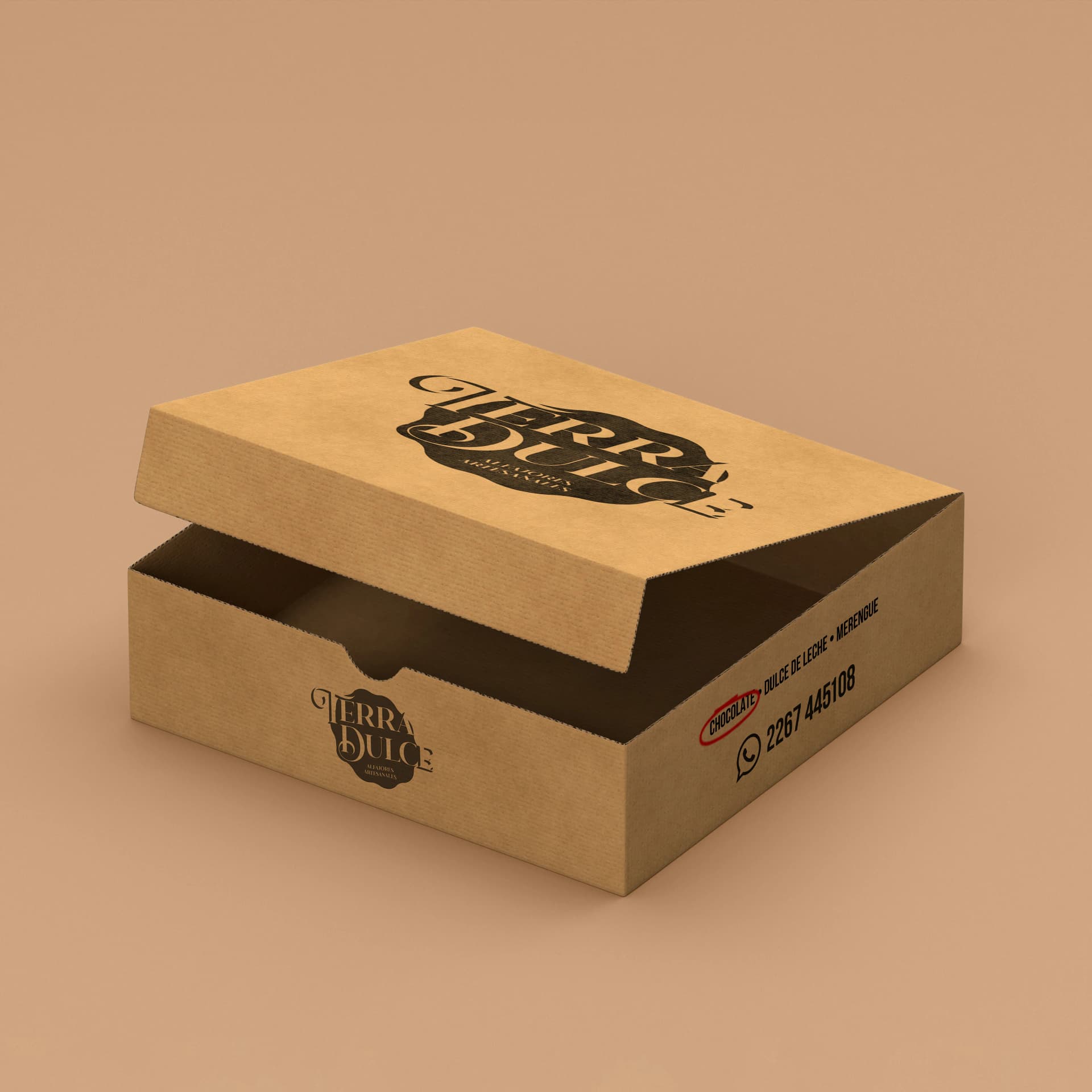 Terra Dulce — aplicación de marca 2
