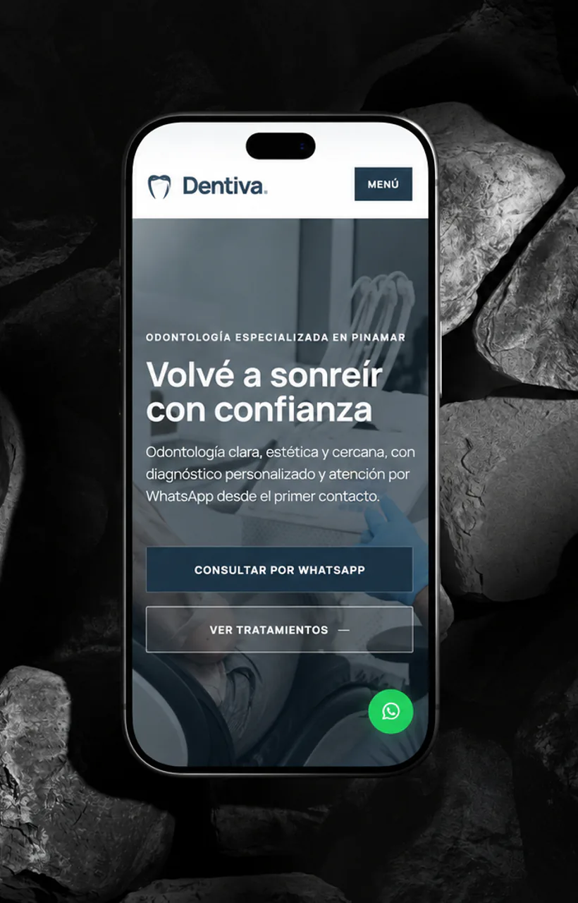 Mockup del proyecto Dentiva
