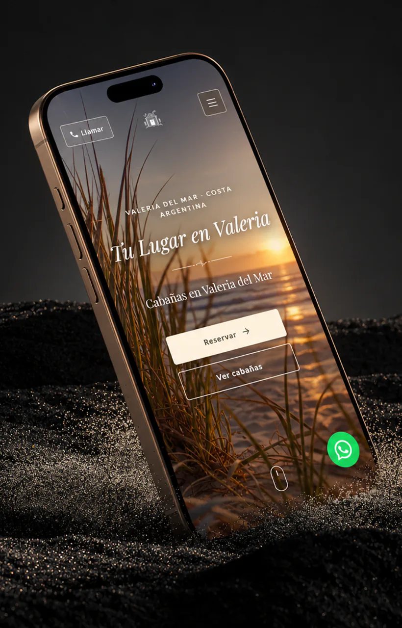 Mockup del proyecto Tu Lugar en Valeria